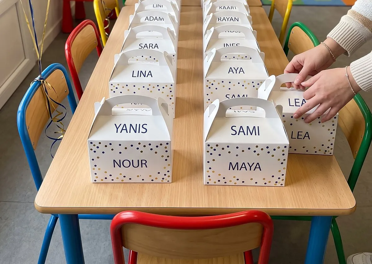 Crèches et écoles, en boutique